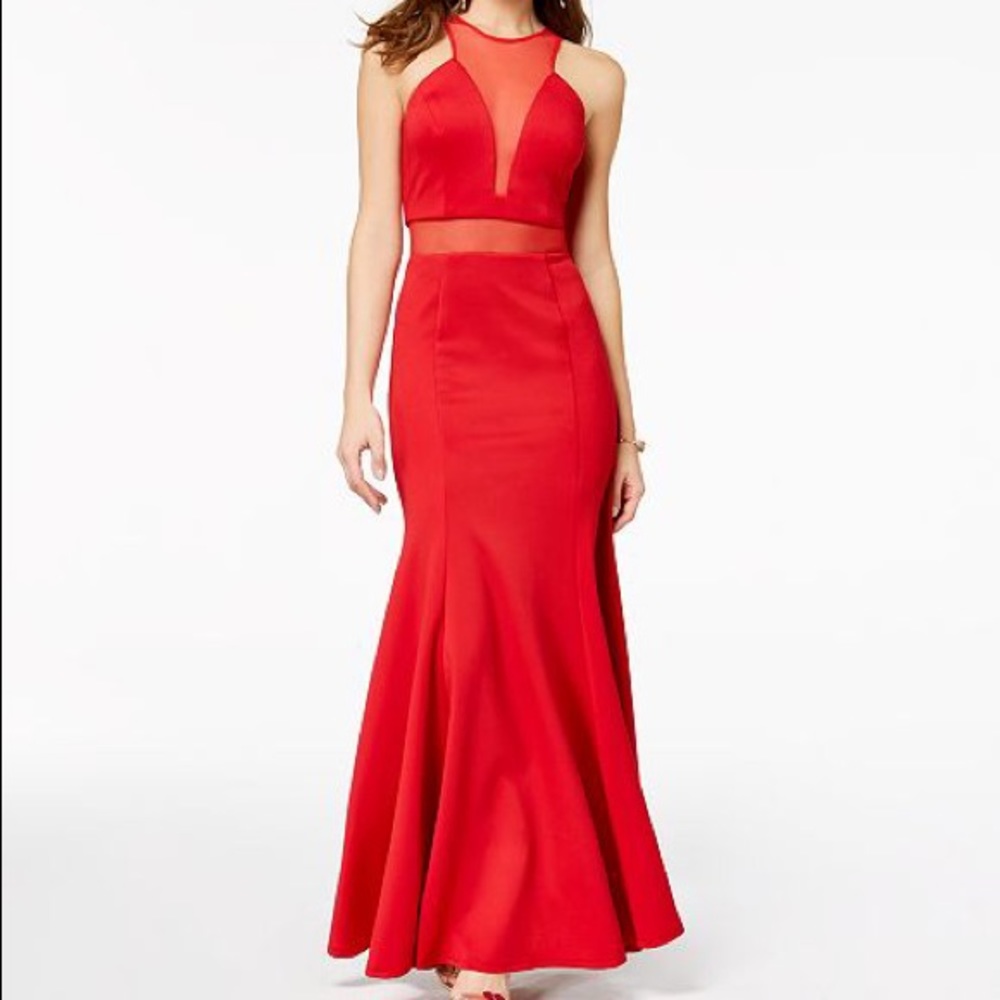 Formal Red Mermaid Prom Dress